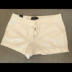 NWT Jcrew White Chino Shorts